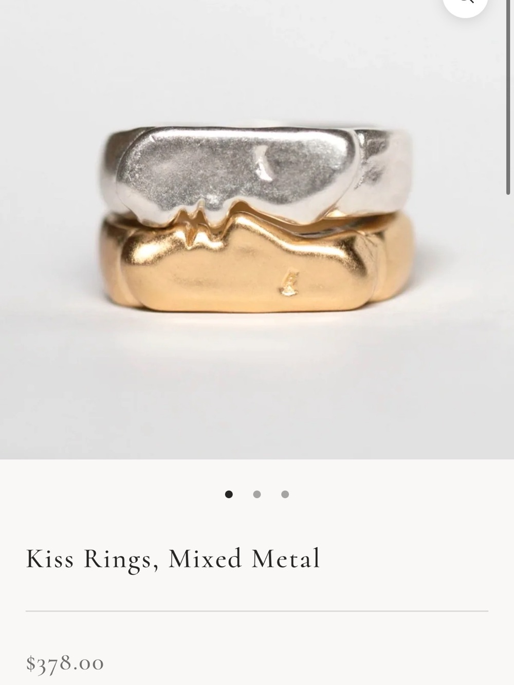 Oxbow Kiss Rings